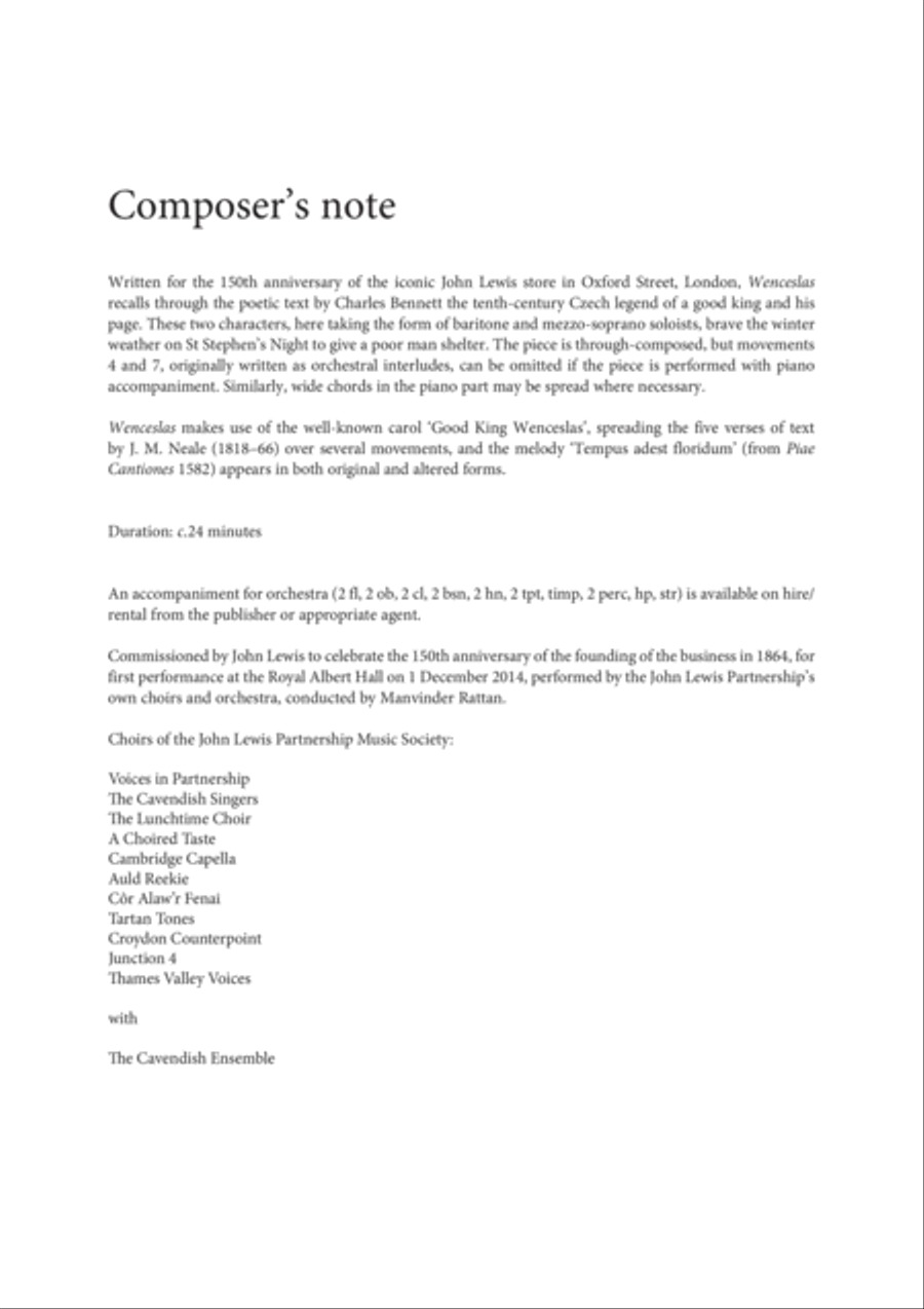 Wenceslas 4-Part scores gallery preview page 4