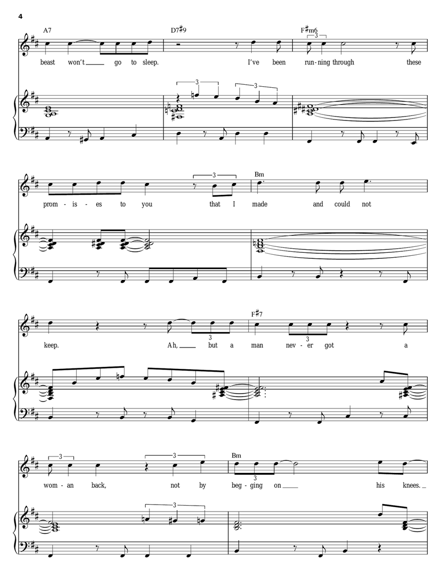 I'm Your Man I'm Your Man Piano, Vocal scores gallery preview page 4