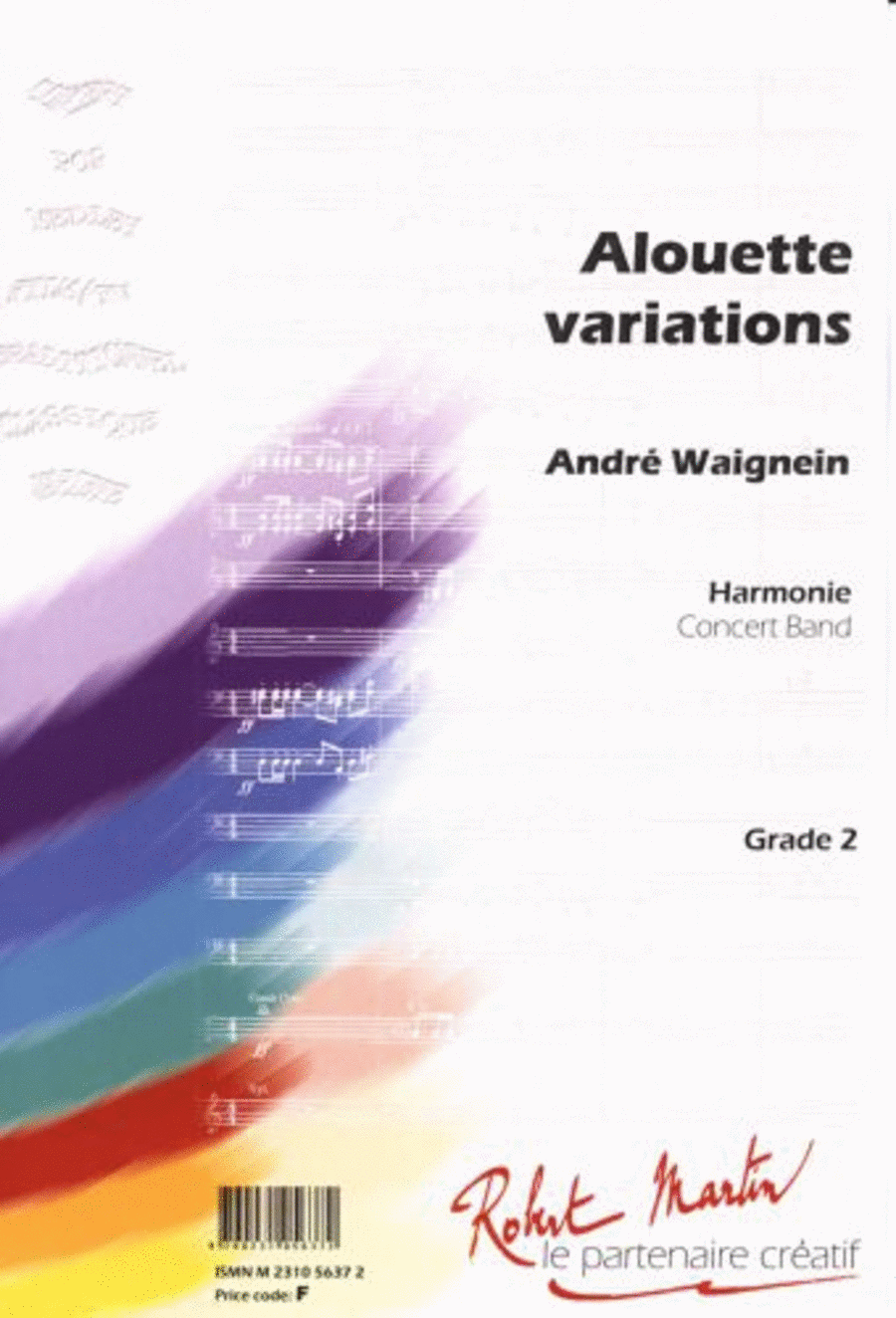 Alouette Variations Concert Band scores gallery preview page 1