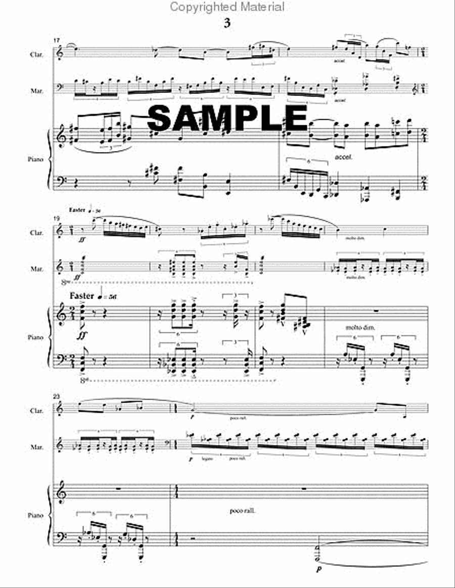Night Sounds Night Sounds B-Flat Clarinet scores gallery preview page 4