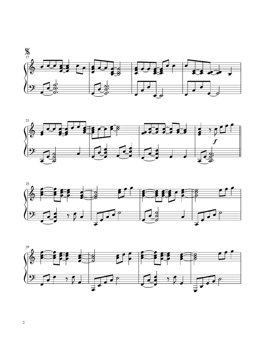 Bless The Broken Road Piano Solo scores gallery preview page 3