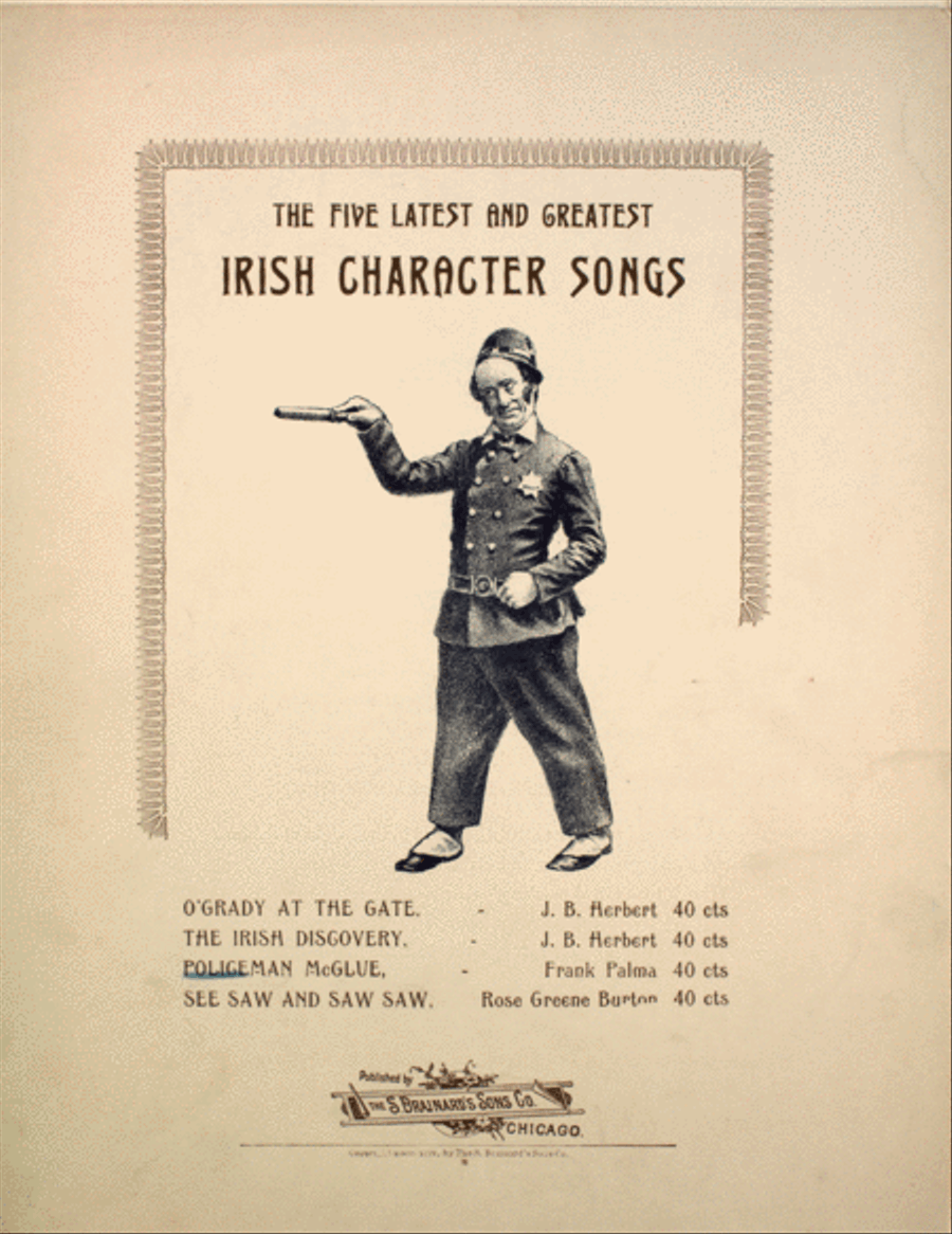 Policeman McGlue Voice scores gallery preview page 1