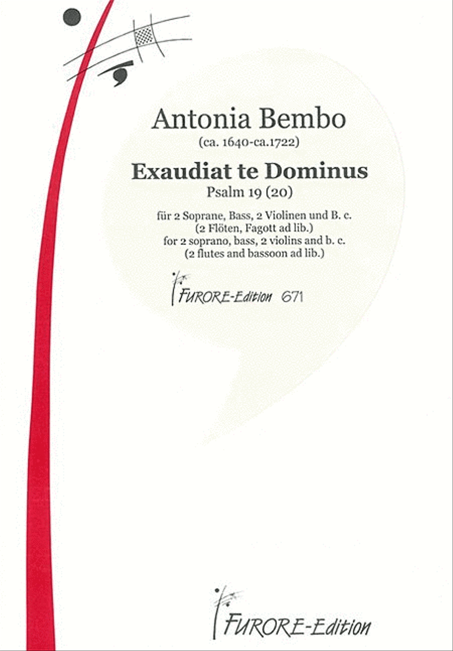 Exaudiat te Dominus Psalm 19 (20) Choir scores gallery preview page 1