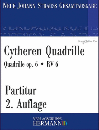 Book cover for Cytheren Quadrille op. 6 RV 6