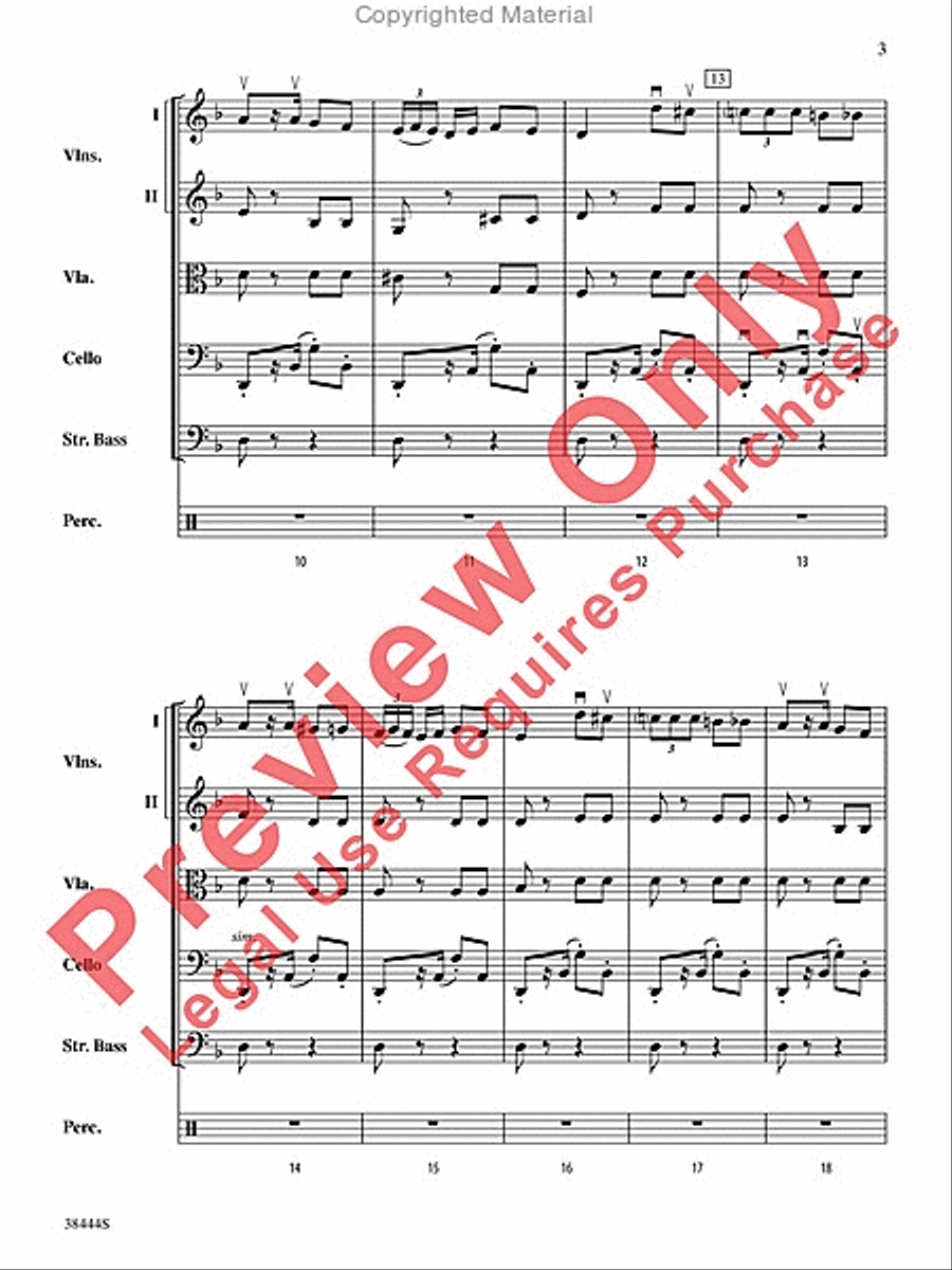 Habanera (from the opera Carmen) String Orchestra scores gallery preview page 4