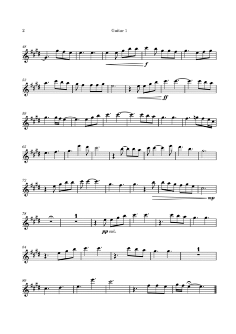 You Are The Reason Guitar scores gallery preview page 5