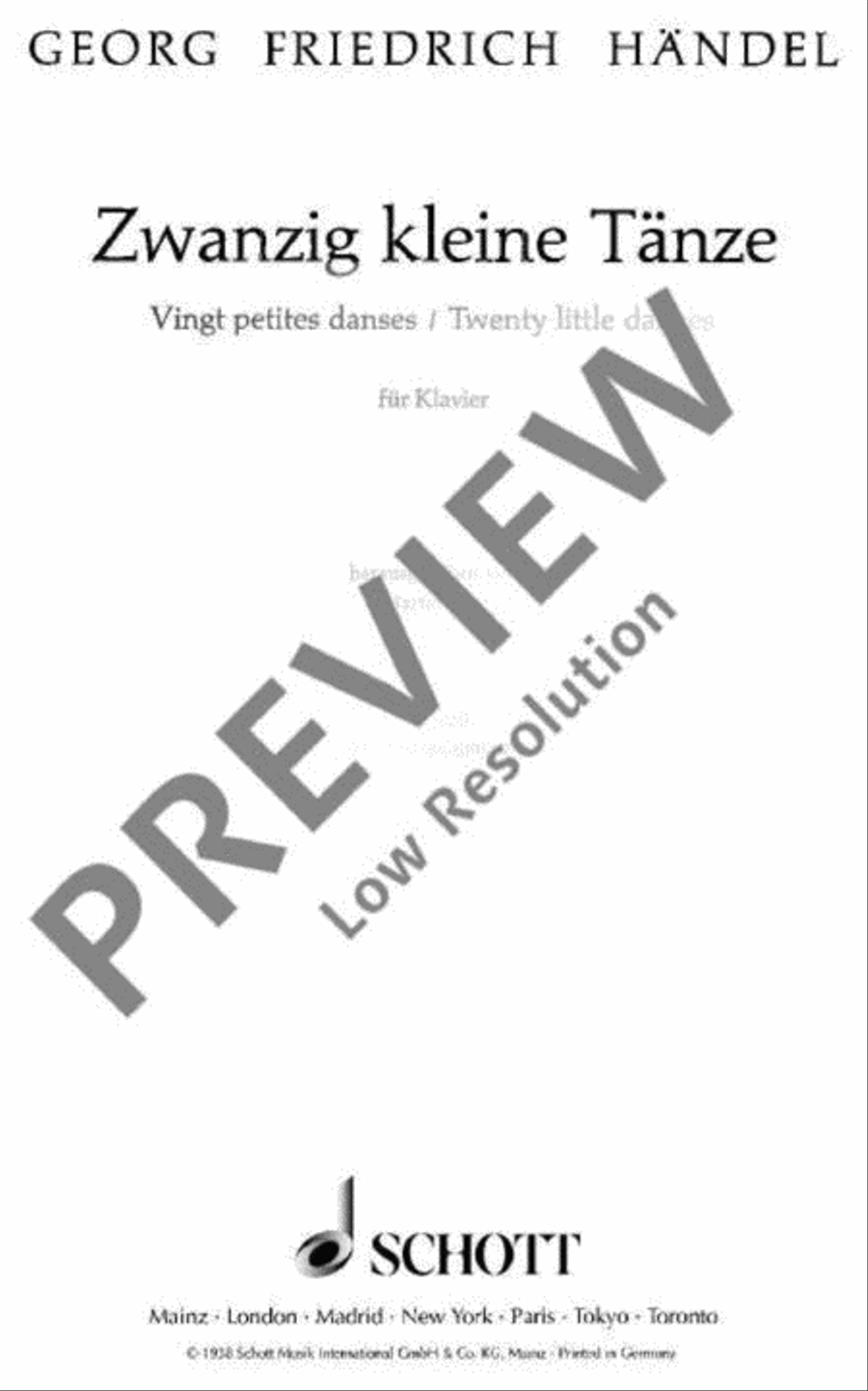 20 little Dances 20 little Dances Piano Solo scores gallery preview page 2