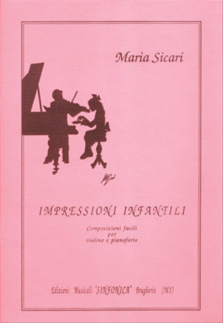 Impressioni Infantili Violin Solo scores gallery preview page 1