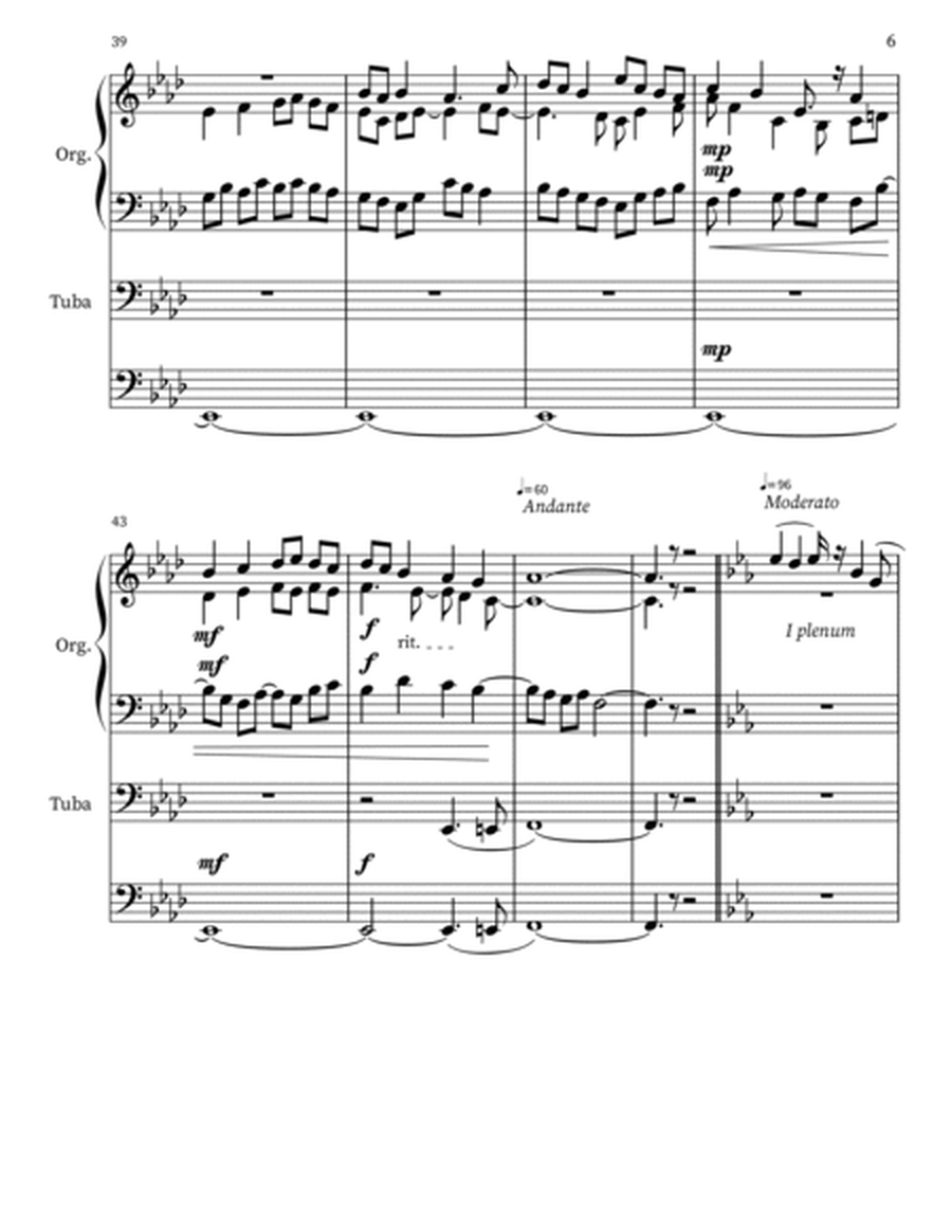 Fantasia and Fugue in Eb Major for Organ