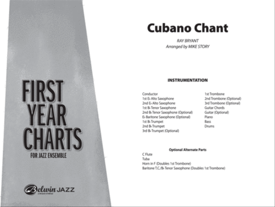 Cubano Chant Cubano Chant Jazz Ensemble scores gallery preview page 2