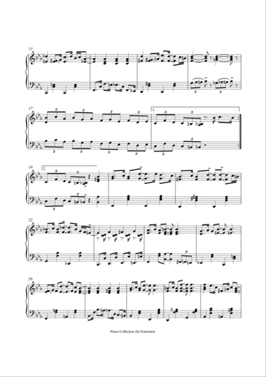 A Taste of Ragtime, (Piano Collection fuer Entertainer) Piano Solo scores gallery preview page 2