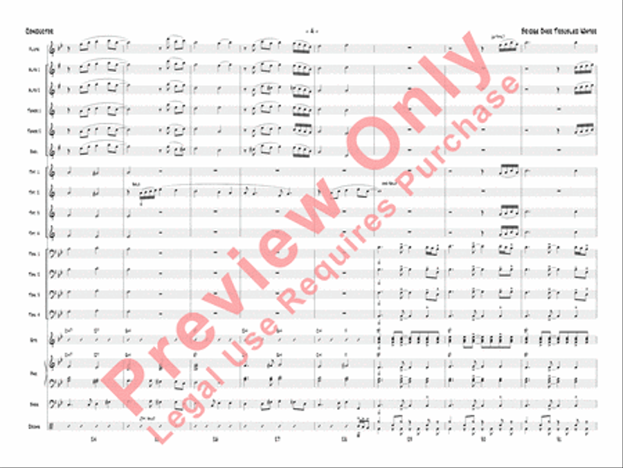 Bridge Over Troubled Water Jazz Ensemble scores gallery preview page 7