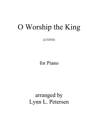 Book cover for O Worship the King (LYONS)