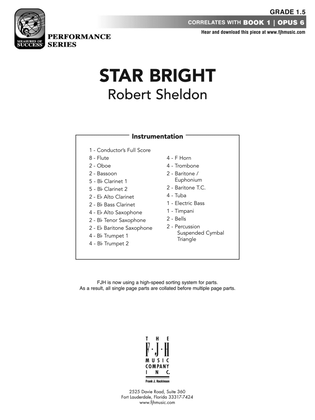Star Bright: Score