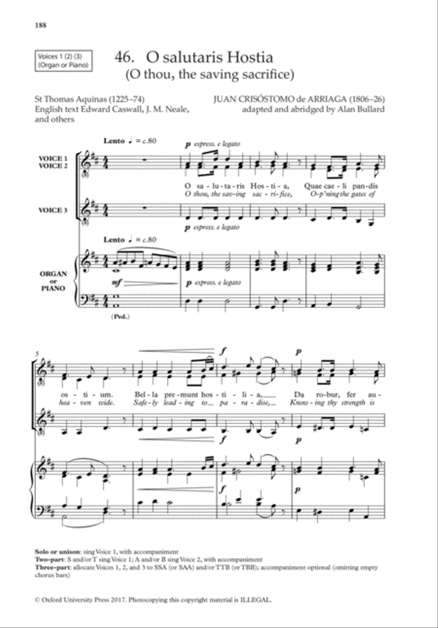 The Oxford Book of Easy Flexible Anthems Choir scores gallery preview page 24