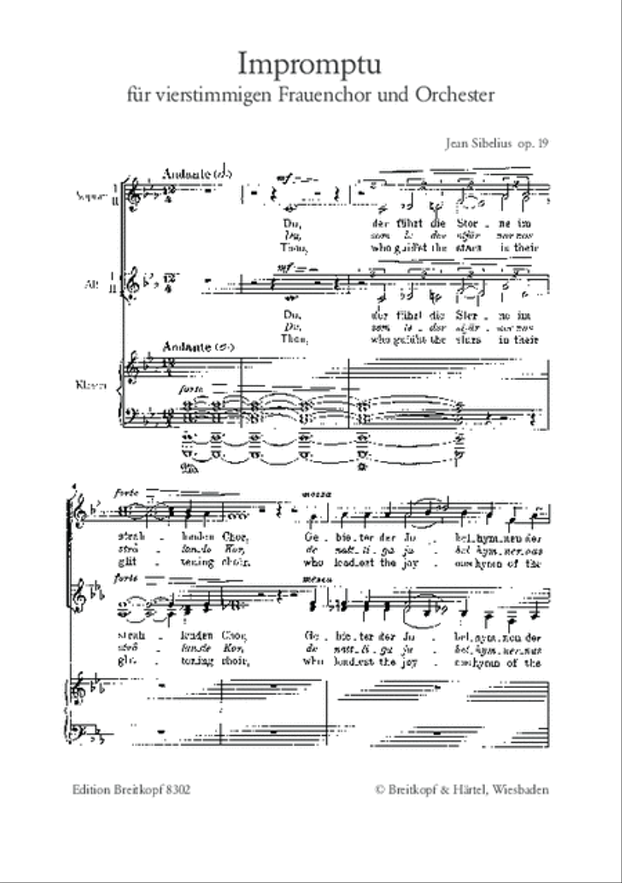 Impromptu Op. 19 SSAA scores gallery preview page 2