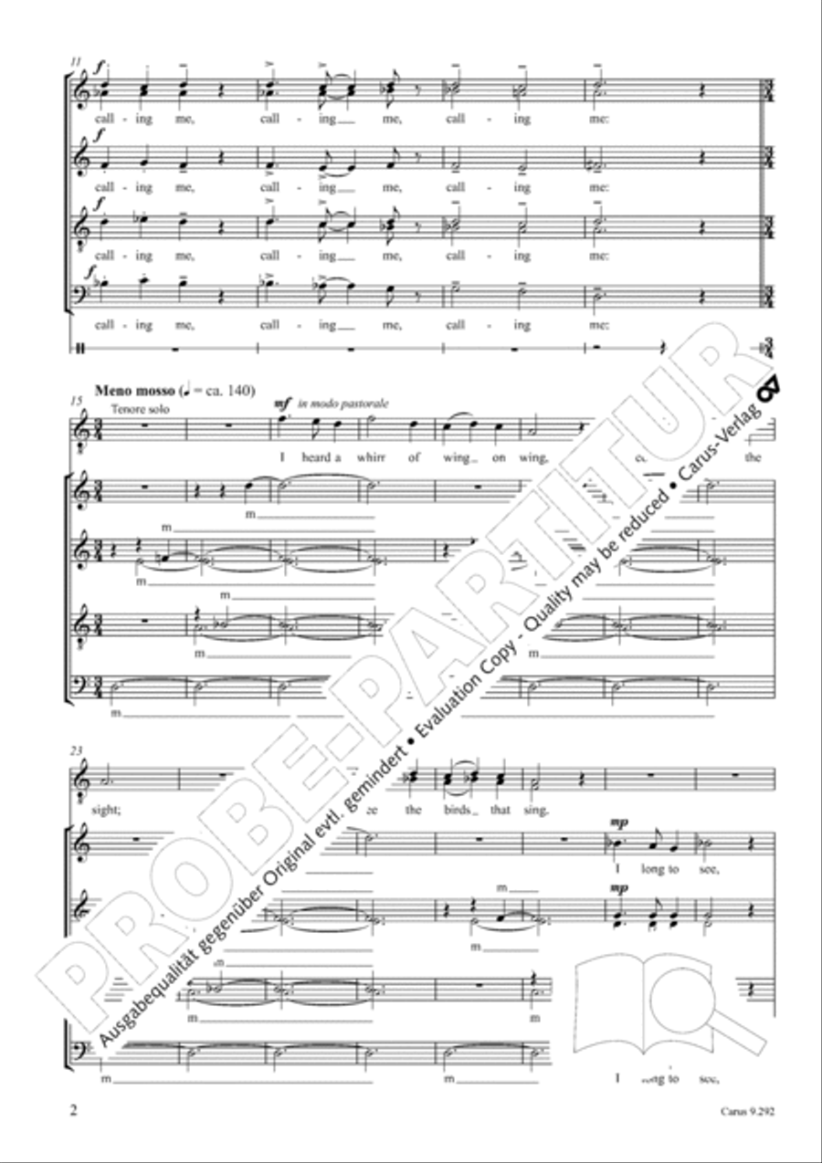 A Hope Carol A Hope Carol 4-Part scores gallery preview page 3