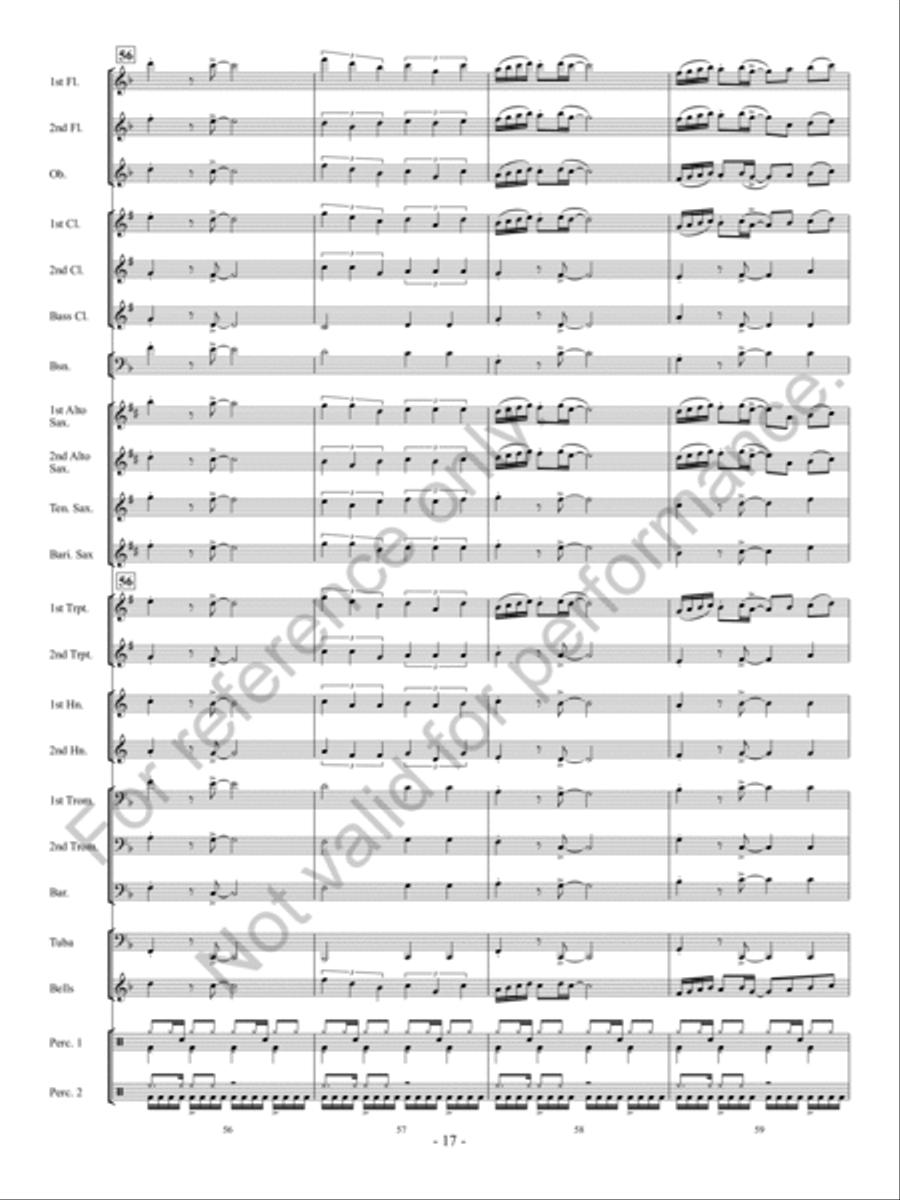 Partay! Concert Band scores gallery preview page 18