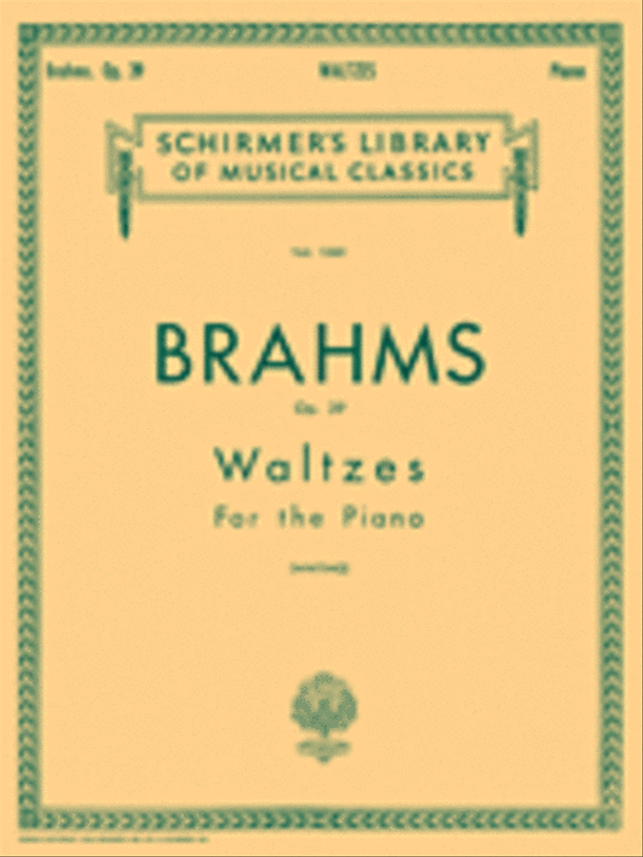 Waltzes, Op. 39 Waltzes, Op. 39 Piano Solo scores gallery preview page 1