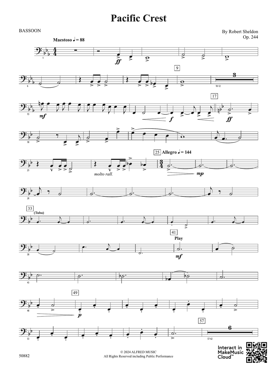 Pacific Crest: Bassoon