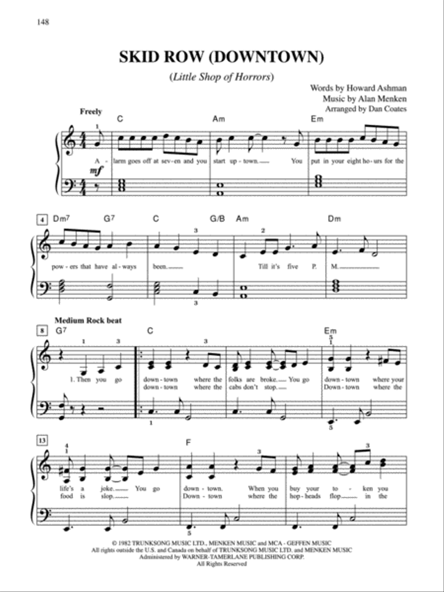 Top 50 Broadway Hits Top 50 Broadway Hits Easy Piano scores gallery preview page 5