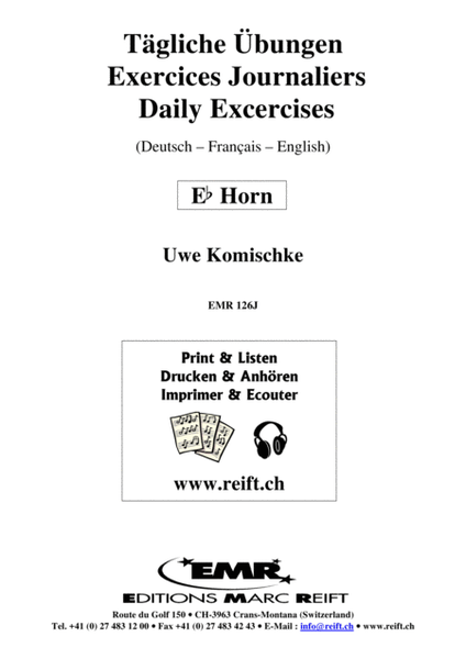 Tagliche Ubungen / Exercices Journaliers / Daily Drills