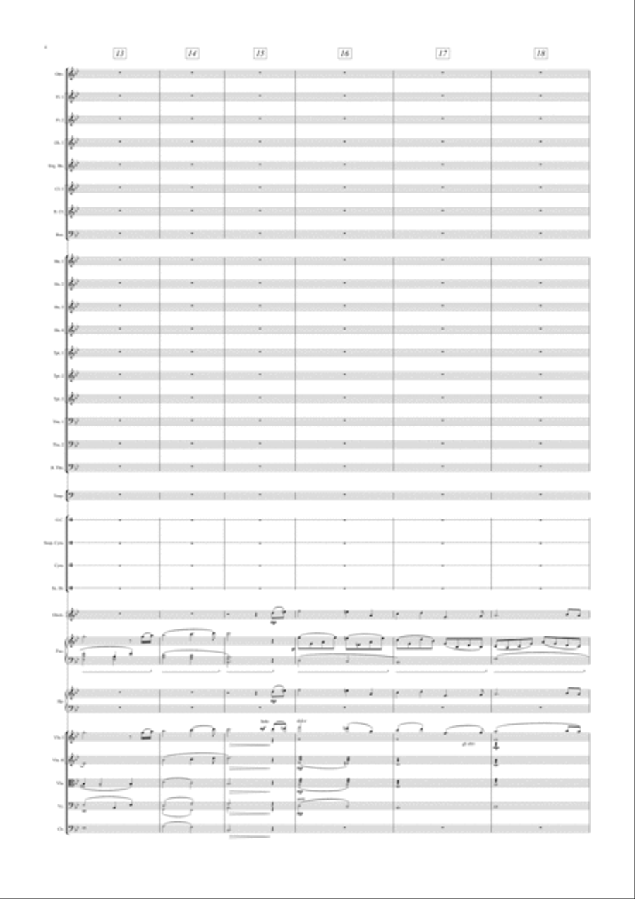 My Whole Life Full Orchestra scores gallery preview page 5