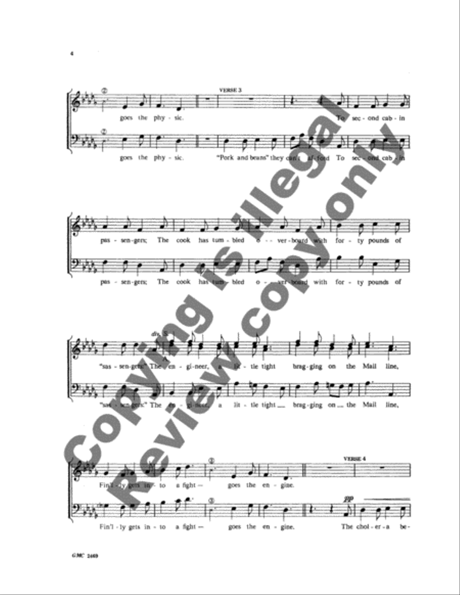 A Leaky Boat 3-Part scores gallery preview page 4