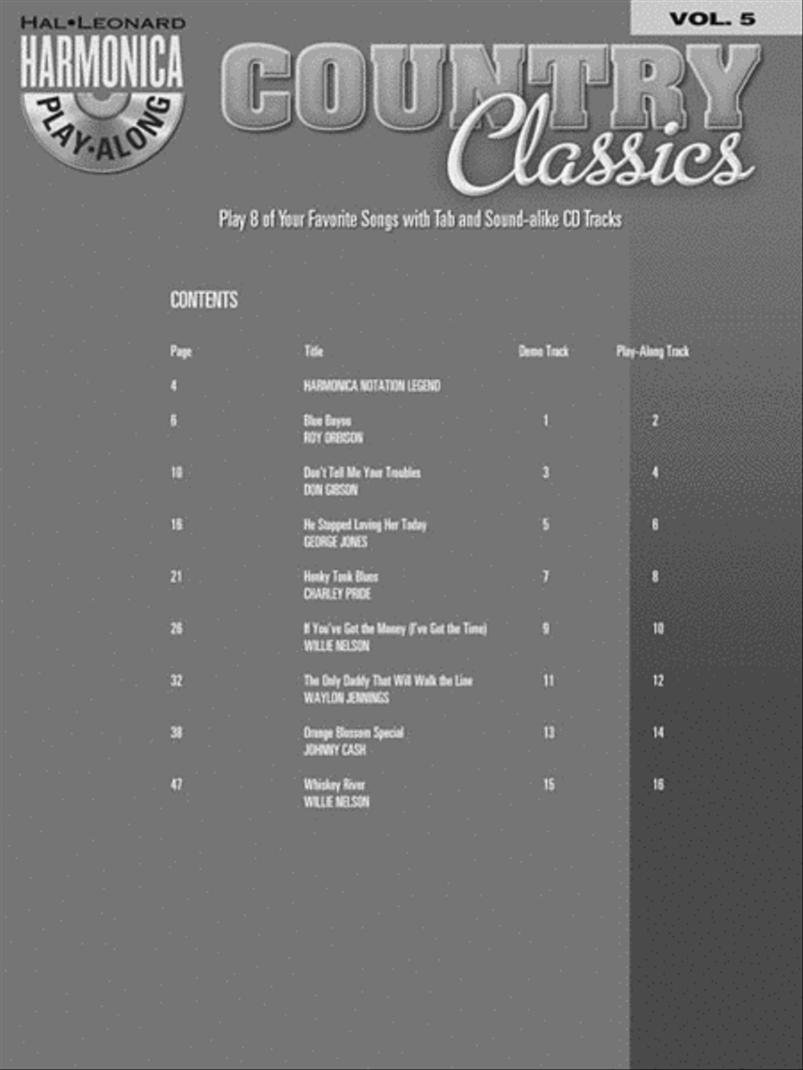 Country Classics Harmonica scores gallery preview page 3