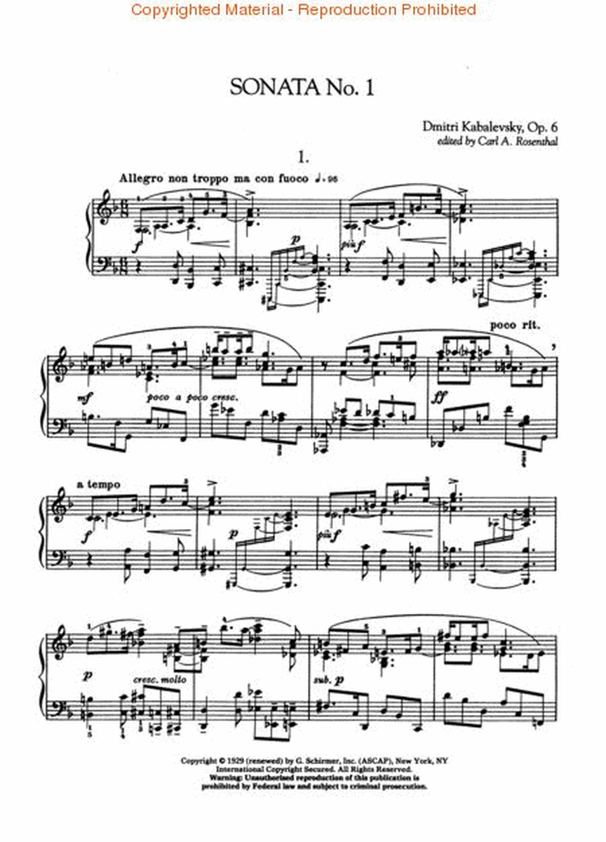 Dmitri Kabalevsky – Complete Sonatas for Piano