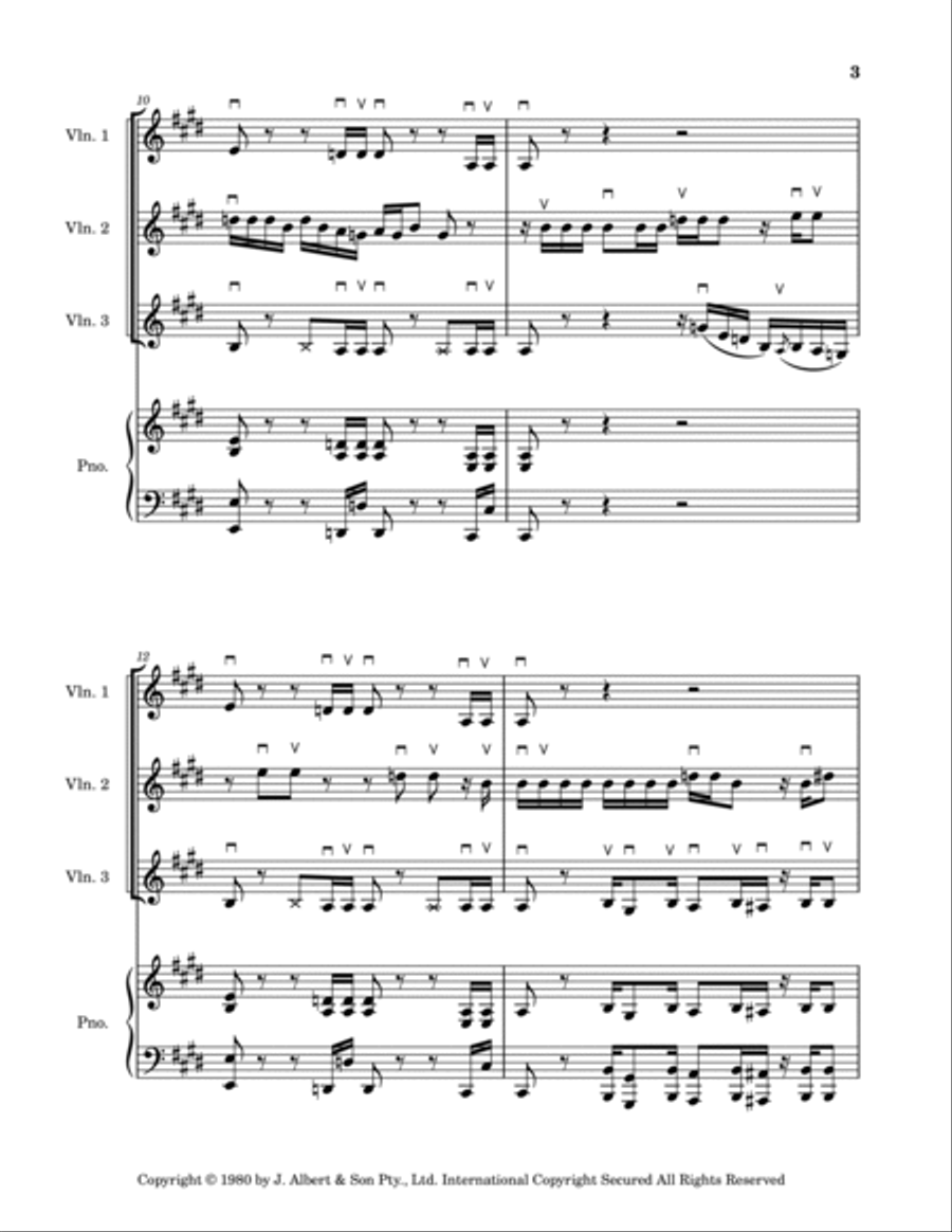 Back In Black Violin Solo scores gallery preview page 3