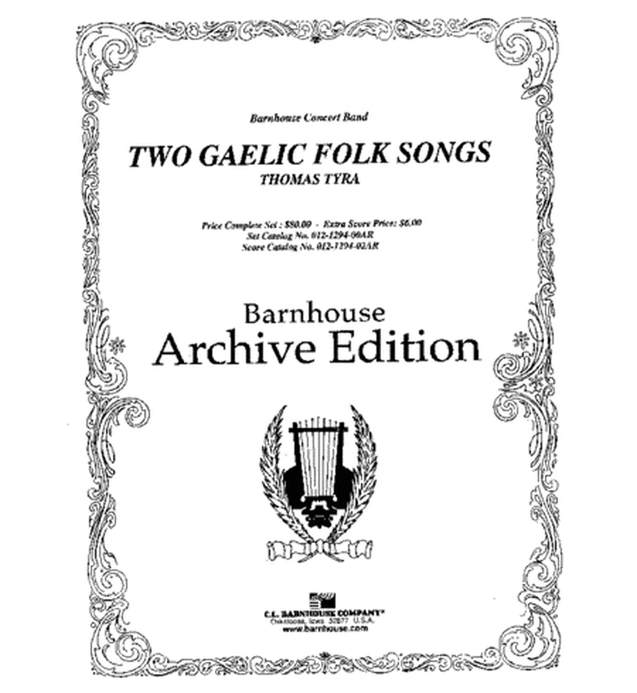 Two Gaelic Folk Songs image number null