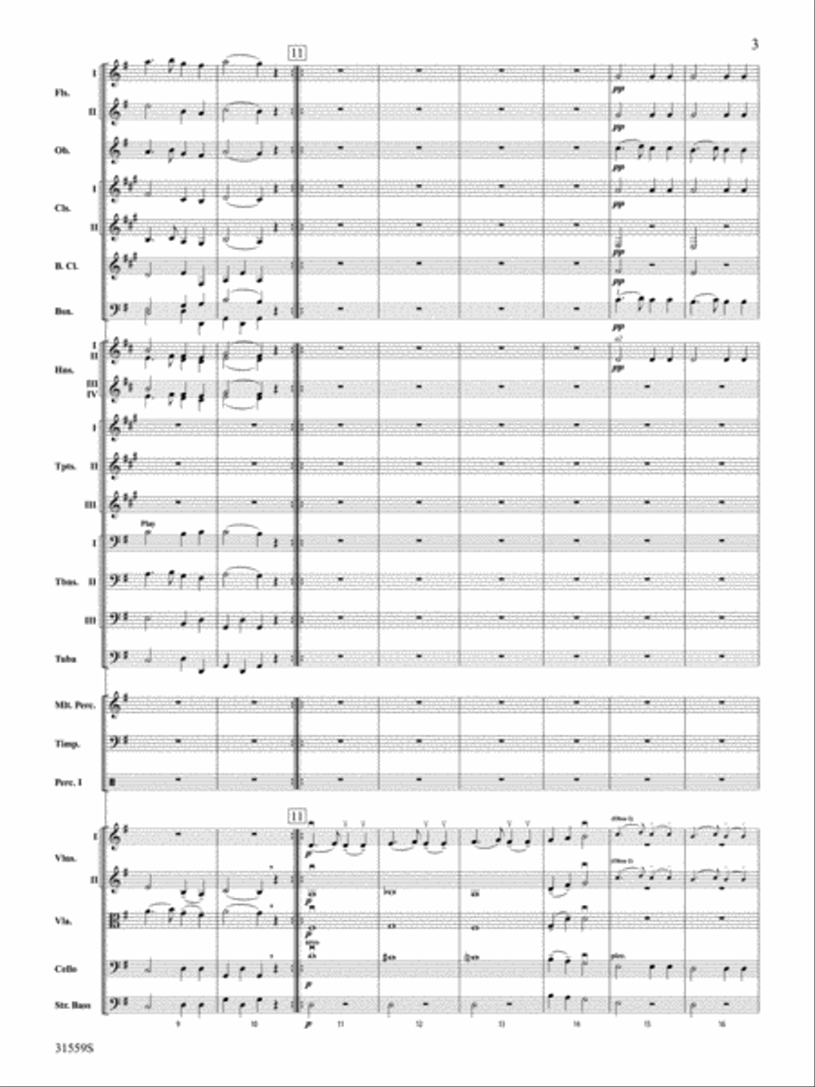 Variations on a Theme by Haydn Full Orchestra scores gallery preview page 3