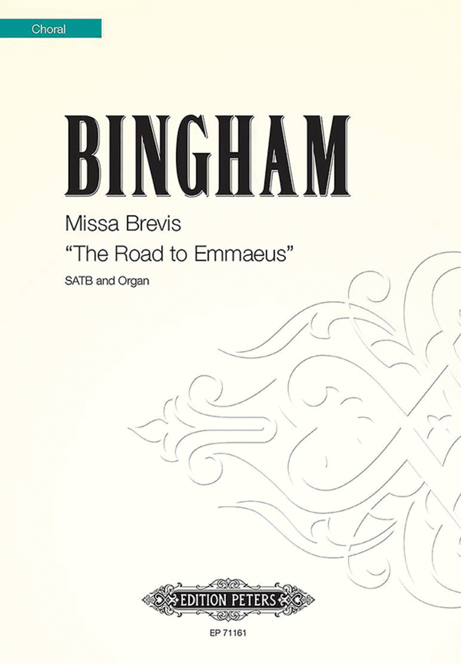 Missa Brevis 'The Road to Emmaeus' for SATB Choir and Organ 4-Part scores gallery preview page 1