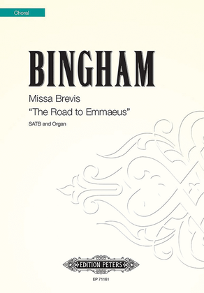 Book cover for Missa Brevis 'The Road to Emmaeus' for SATB Choir and Organ