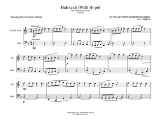 Hatikvah (With Hope)