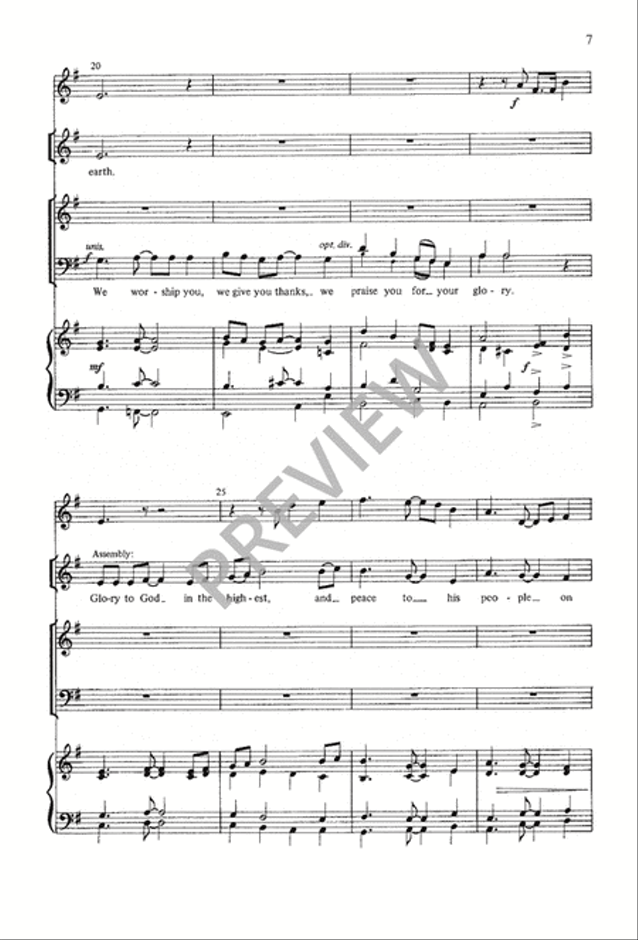 A Mass of Life 4-Part scores gallery preview page 7