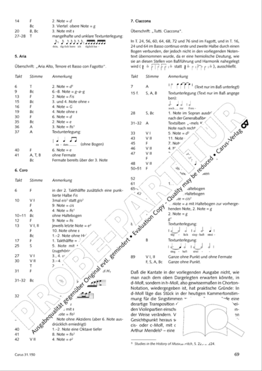 O my Lord, I long for thee (Nach dir, Herr, verlanget mich) 4-Part scores gallery preview page 72