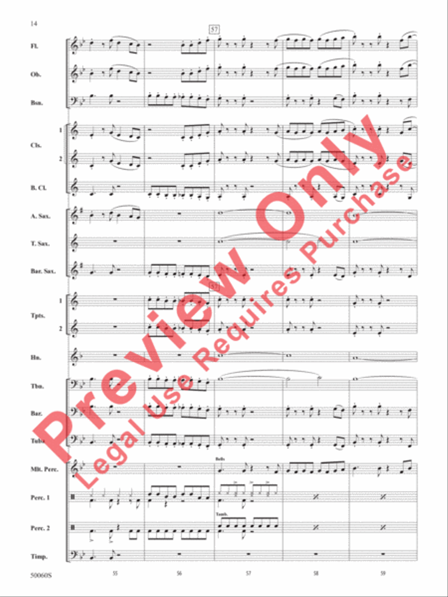 Made You Look Made You Look Concert Band scores gallery preview page 15