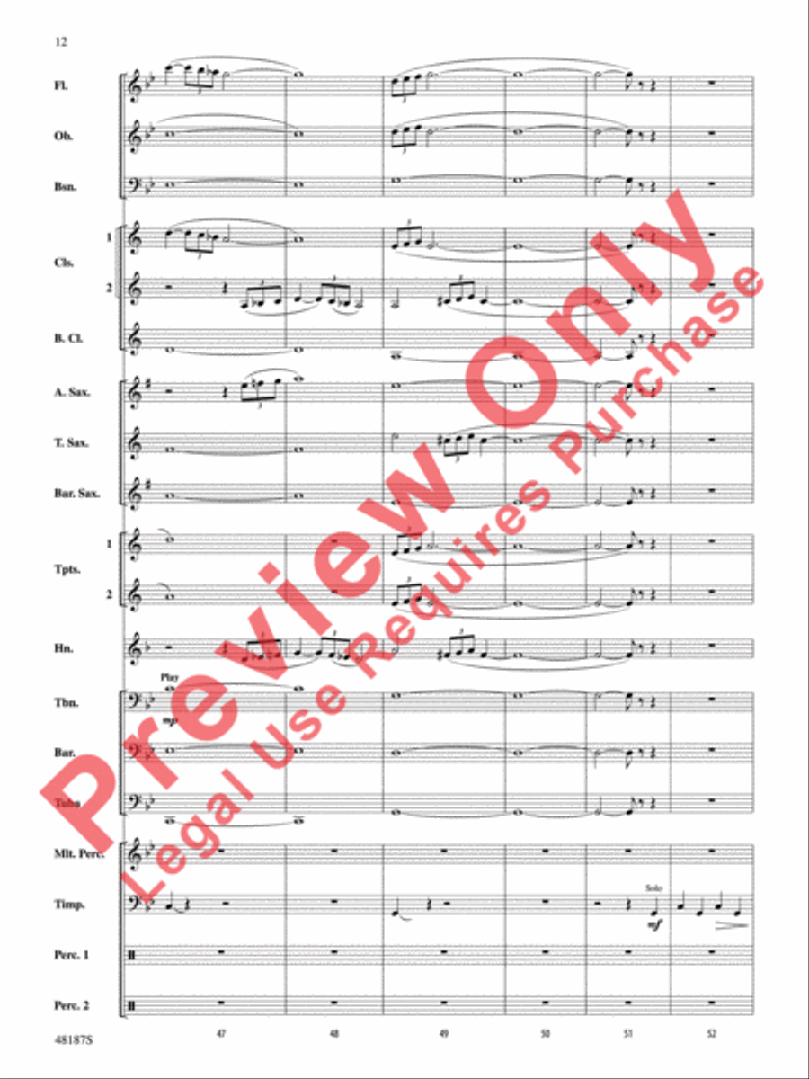 Fortaleza Fortaleza Concert Band scores gallery preview page 13