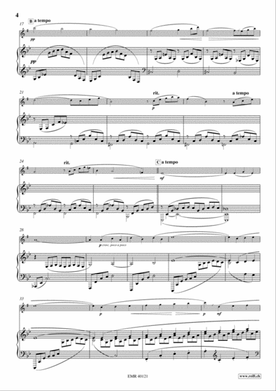 Arabesque No. 1 Alto Saxophone scores gallery preview page 5