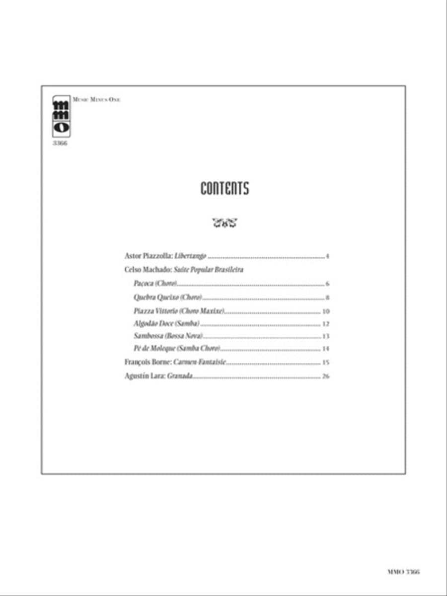Bossa, Samba and Tango Duets for Flute & Guitar Flute scores gallery preview page 2