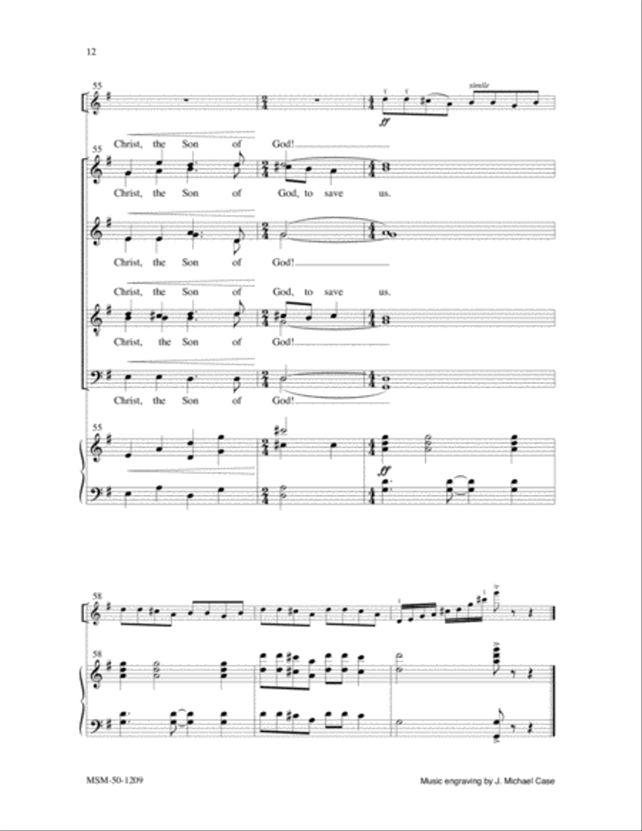 Let Our Gladness Have No End Divisi scores gallery preview page 8