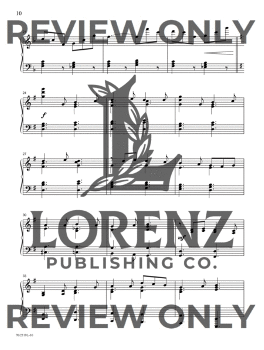 Rejoice, the King Is Born! Piano Solo scores gallery preview page 7