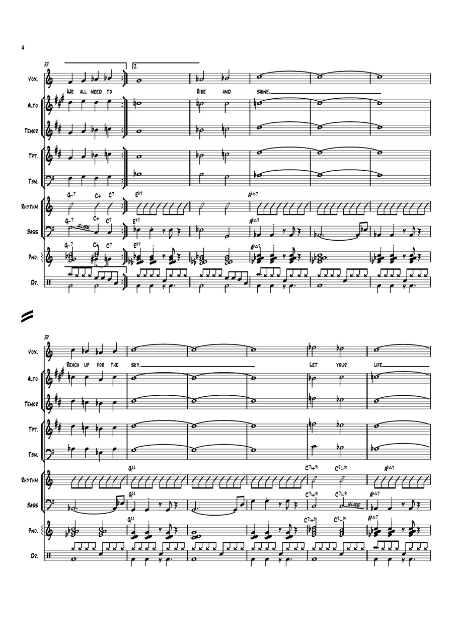Rise Jazz Ensemble scores gallery preview page 4