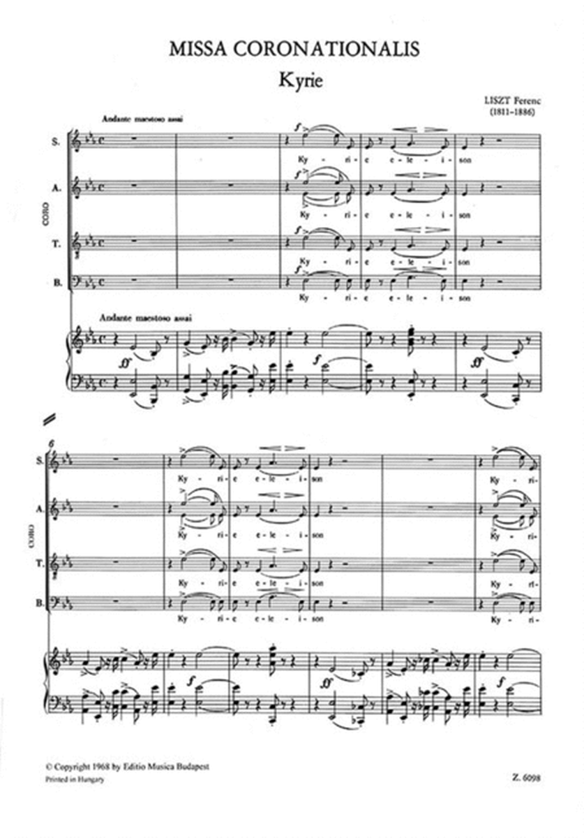 Missa Coronationalis (Krönungsmesse) Für Soli, G