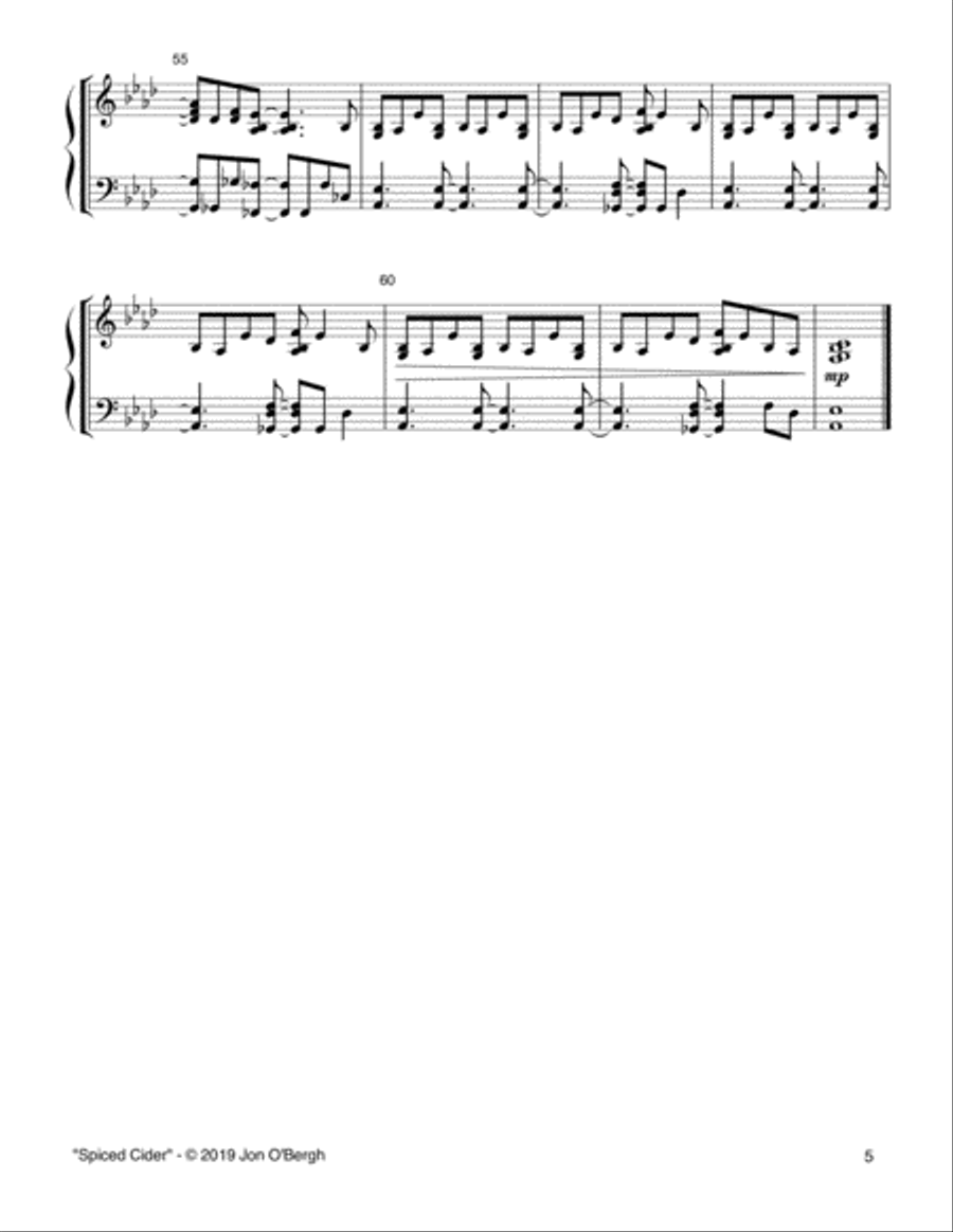 Autumn Harvest - The Complete Album for Solo Piano Piano Solo scores gallery preview page 6
