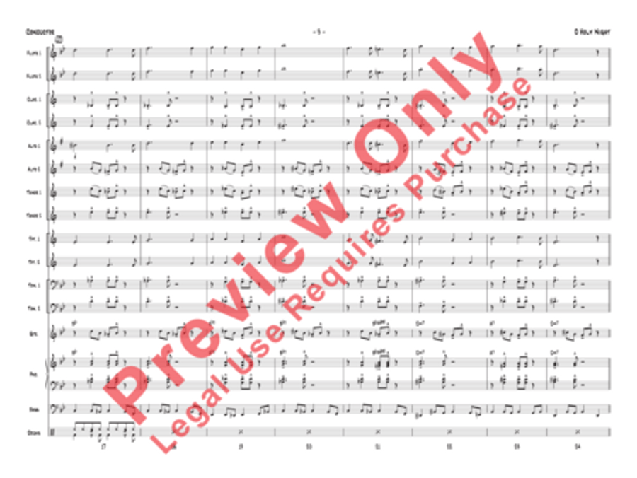 O Holy Night Jazz Ensemble scores gallery preview page 4