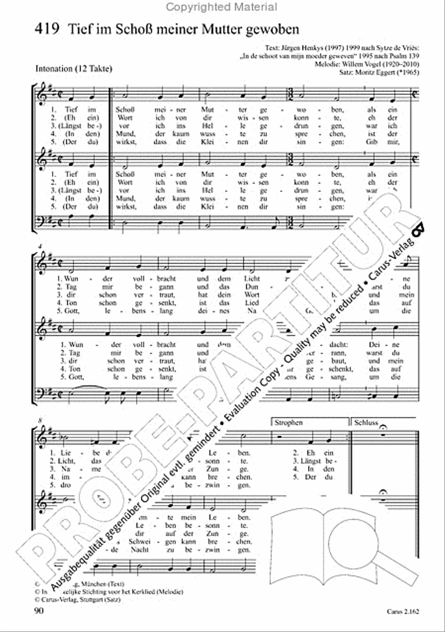 Chorbuch Gotteslob SAM 3-Part scores gallery preview page 91