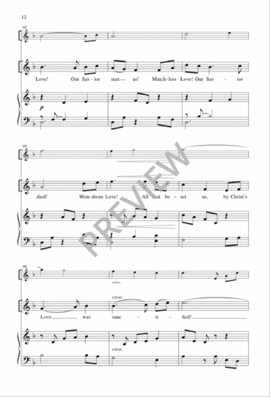 Made of Thorns, a Crown Was Braided 4-Part scores gallery preview page 12